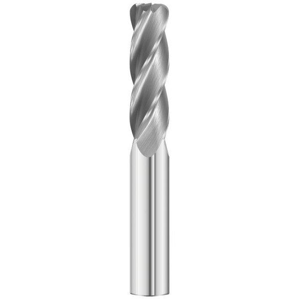 Fullerton Tool 4-Flute - 30° Helix - 3200 GP End Mills, RH Spiral, Corner Radius, Extra-Long, 5/16 31759